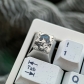 1U Titanium Alloy Artisan Keycaps Precision Pointillism + Anodizing for Mechanical Keyboard -Yamada Ryo